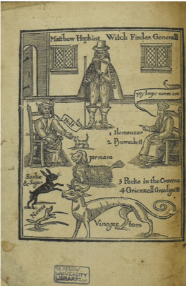 Image result for Hopkins, Matthew, d. 1647. The discovery of witches. London, for R. Royston, 1647; quarto"
